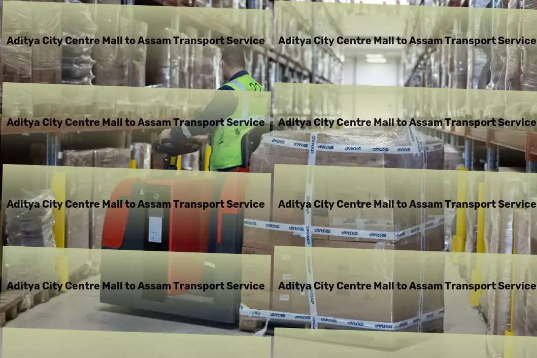 Aditya City Centre Mall to Assam Transport Comprehensive goods shipment