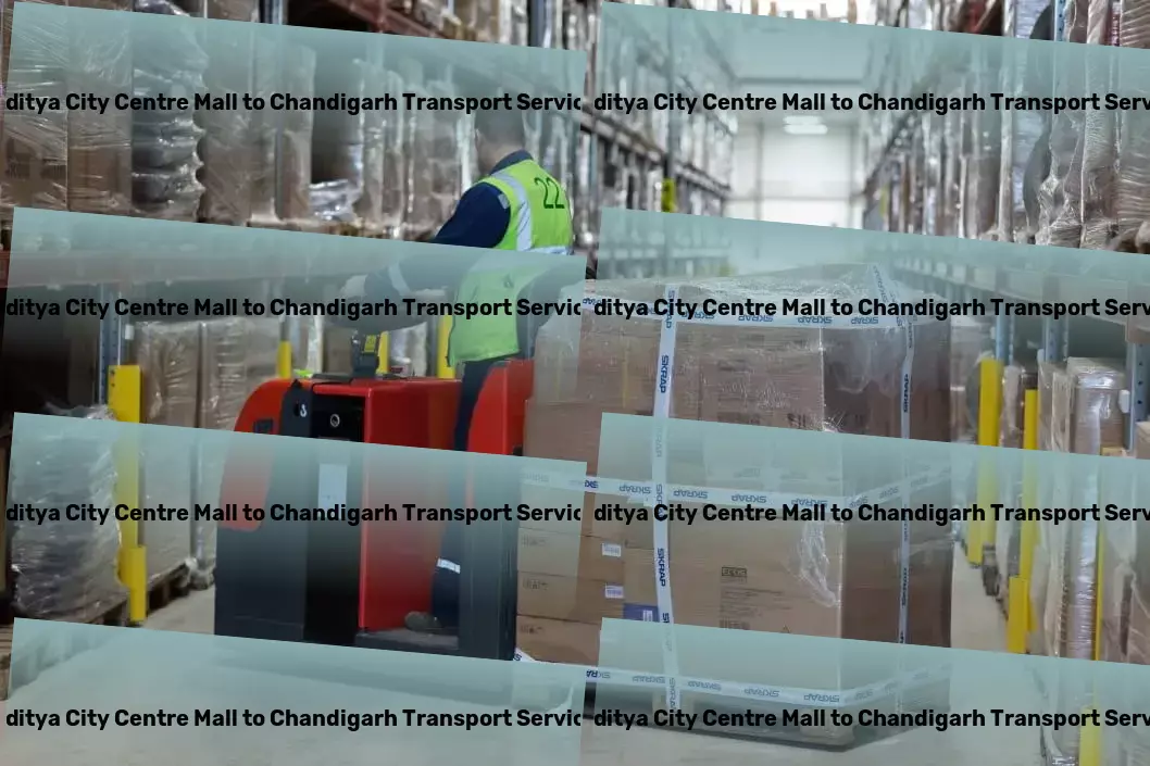 Aditya City Centre Mall to Chandigarh Transport International logistics provider