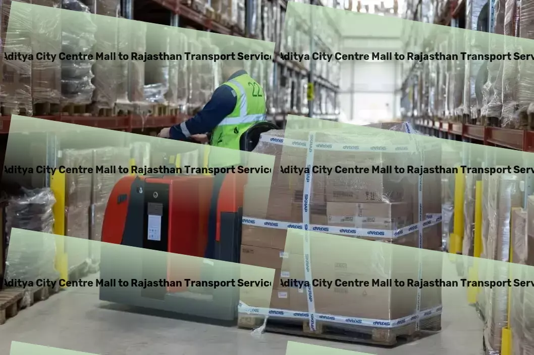 Aditya City Centre Mall to Rajasthan Transport Nationwide logistics forwarding