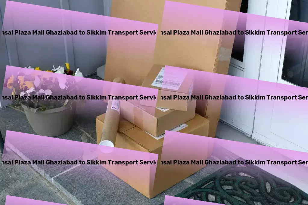 Ansal Plaza Mall Ghaziabad to Sikkim Transport Heavy cargo delivery