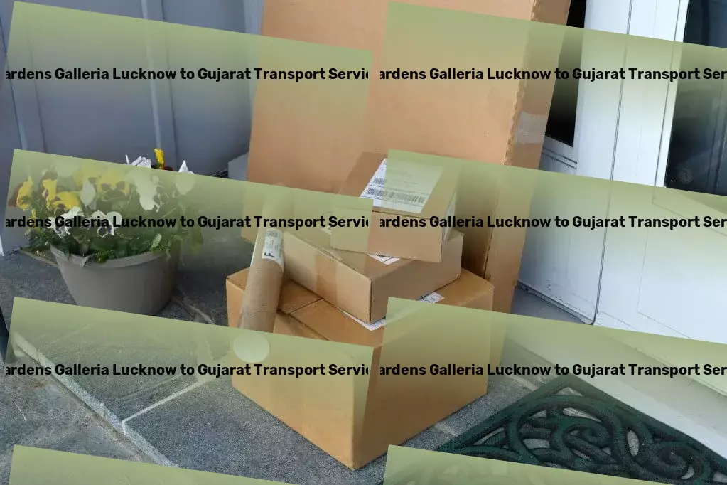 Gardens Galleria Lucknow to Gujarat Transport Multi-regional cargo delivery