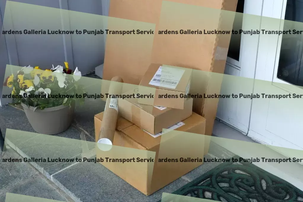 Gardens Galleria Lucknow to Punjab Transport Home goods moving