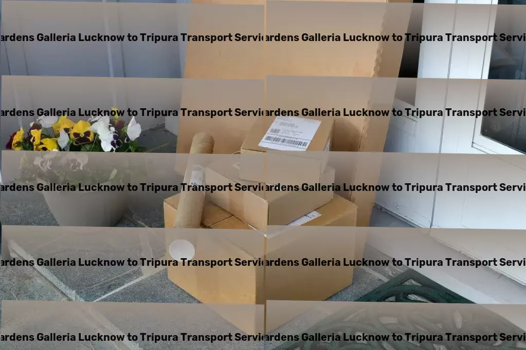 Gardens Galleria Lucknow to Tripura Transport Expertise in Indian logistics that moves your goods faster! - Advanced parcel dispatch