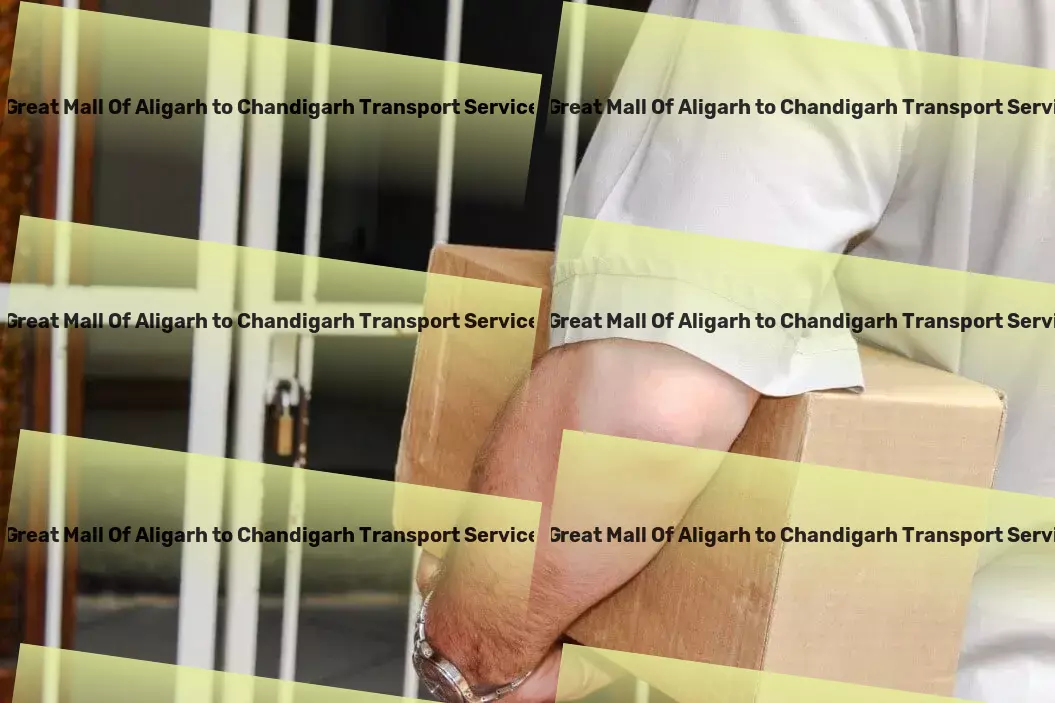 Great Mall Of Aligarh to Chandigarh Transport Quick transport solutions