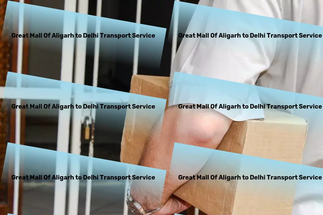 Great Mall Of Aligarh to Delhi Transport Fast goods solutions