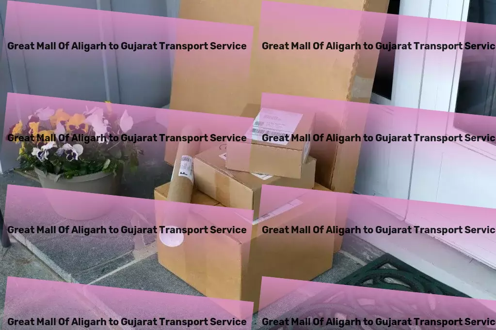 Great Mall Of Aligarh to Gujarat Transport Rapid shipment services