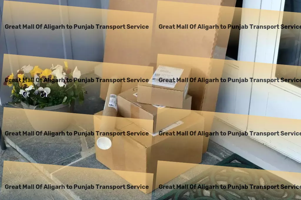 Great Mall Of Aligarh to Punjab Transport Efficient freight and shipment