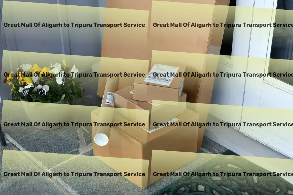 Great Mall Of Aligarh to Tripura Transport High-volume transport solutions