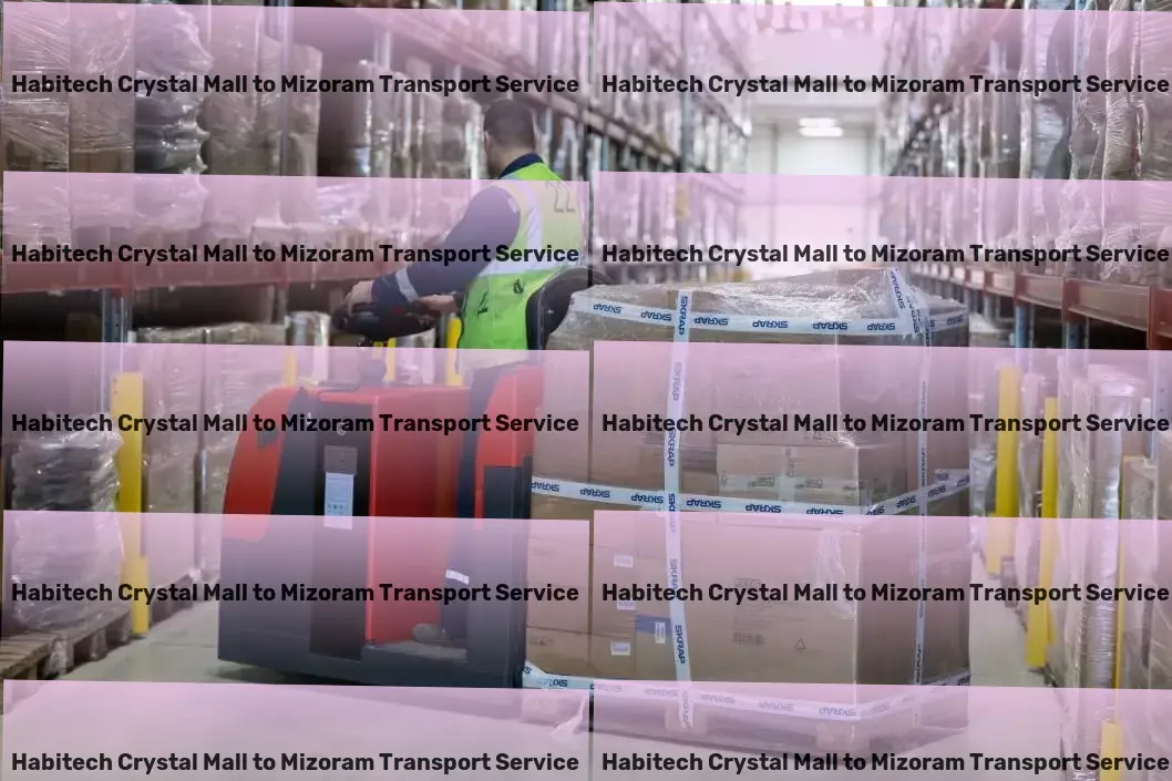 Habitech Crystal Mall to Mizoram Transport Advanced freight delivery