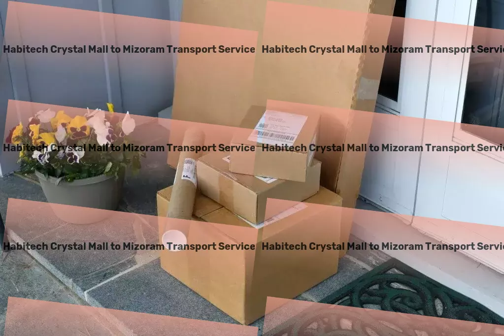 Habitech Crystal Mall to Mizoram Transport Customized freight logistics