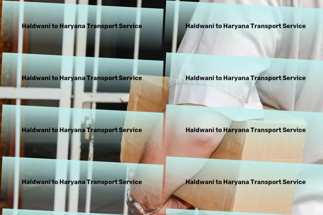 Haldwani to Haryana Transport Express goods forwarding