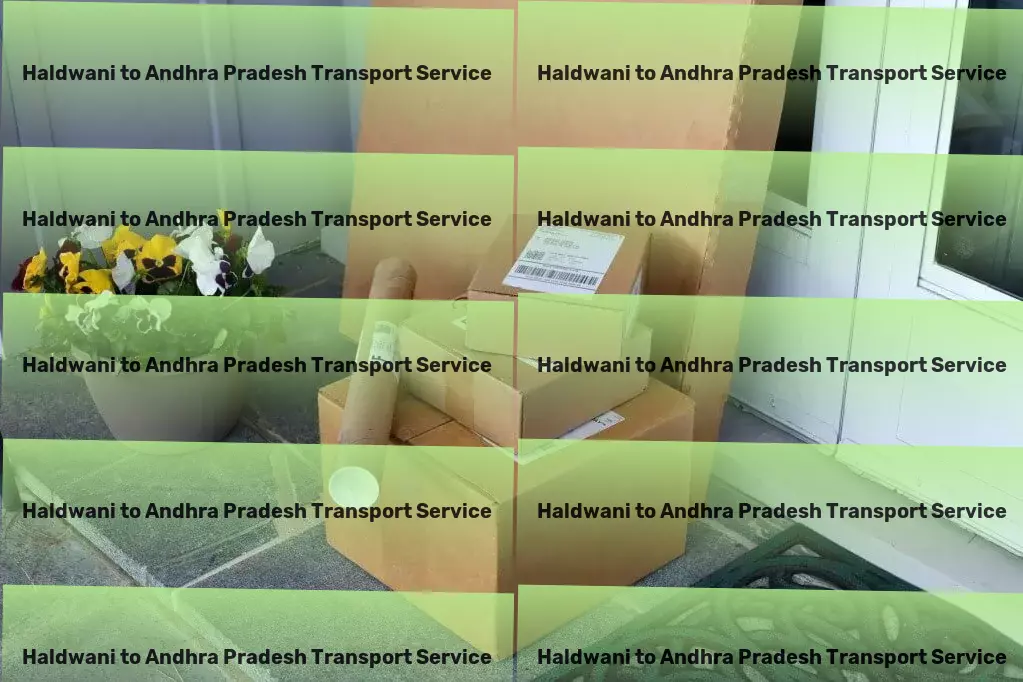 Haldwani to Andhra Pradesh Transport Road cargo services