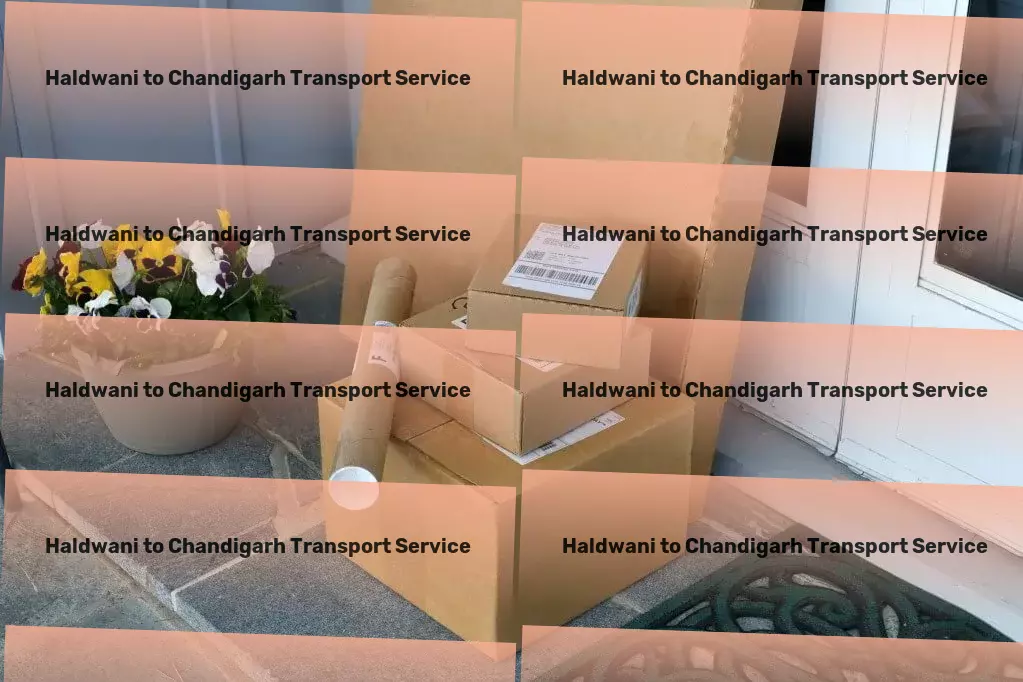 Haldwani to Chandigarh Transport Urban package delivery