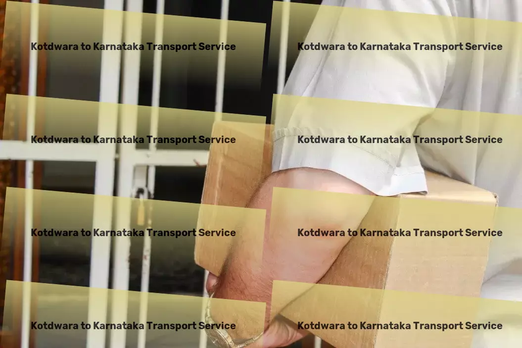 Kotdwara to Karnataka Transport Reinventing the wheel for modern-day explorers. - Customized goods shipment services