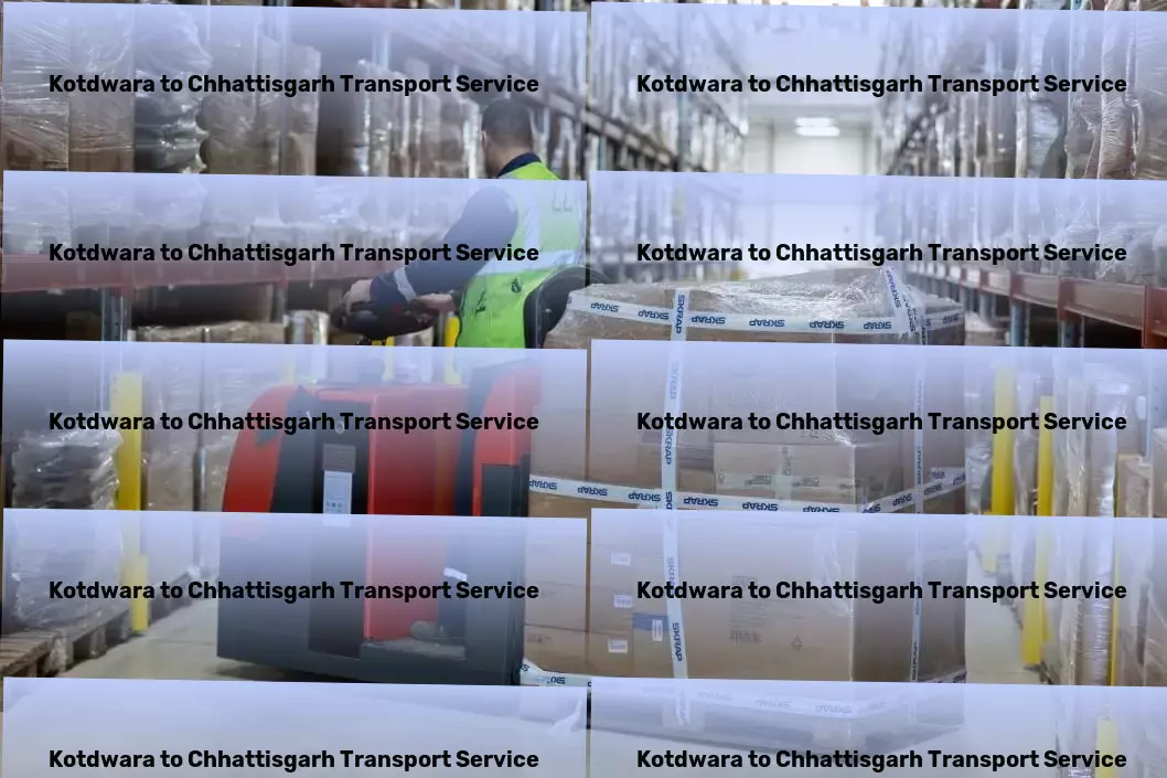 Kotdwara to Chhattisgarh Transport Integrated goods shipment services