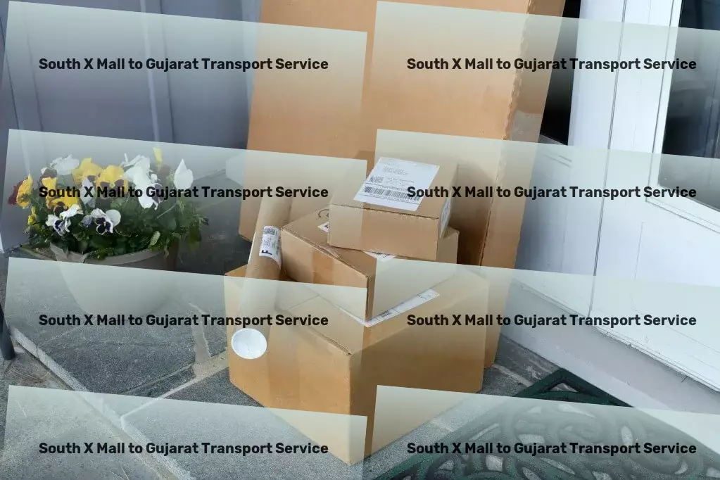 South X Mall to Gujarat Transport Express goods operations