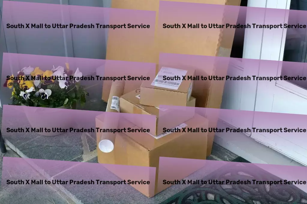 South X Mall to Uttar Pradesh Transport The trusted name in overcoming logistical challenges in India! - Professional road transport