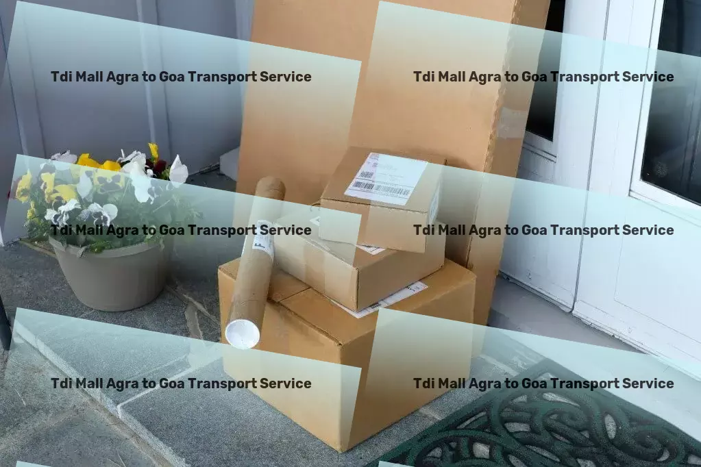 Tdi Mall Agra to Goa Transport Road delivery solutions